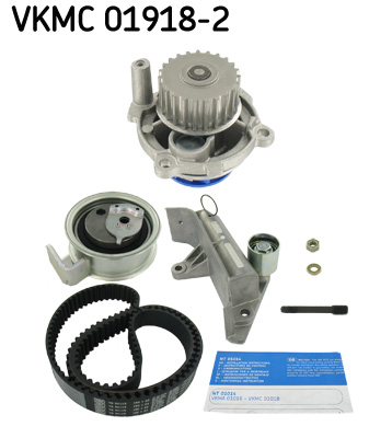 SKF VKMC 01918-2 Pompa acqua + Kit cinghie dentate